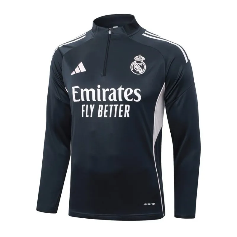 Survêtement Real Madrid 2025/26 - Gris Foncé