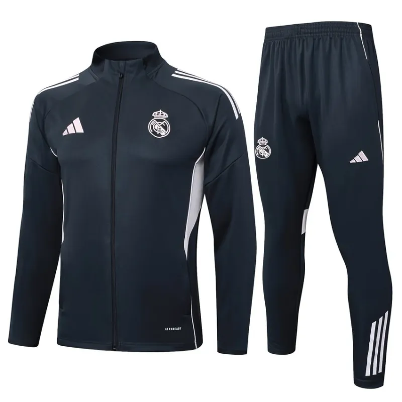 Chaqueta Deportiva Real Madrid 2025/26 - Gris Oscuro