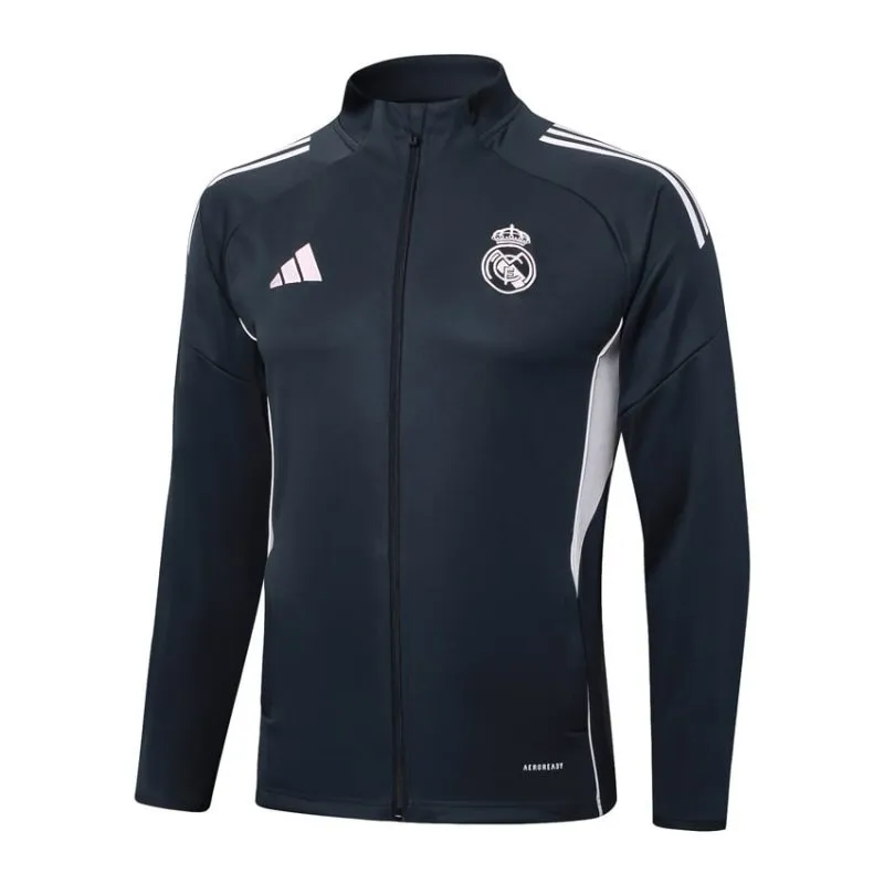 Chaqueta Deportiva Real Madrid 2025/26 - Gris Oscuro