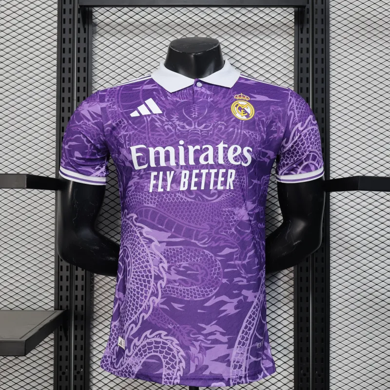 Real Madrid 2025/26 Dragon Edition Player Jersey - Purple