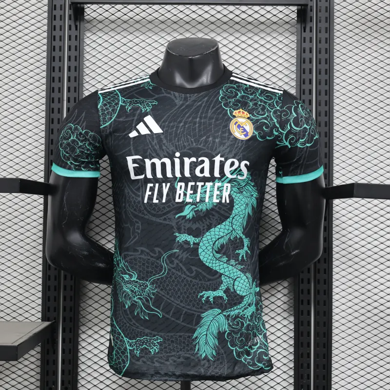 Real Madrid 2025/26 Dragon Edition Player Jersey - Black