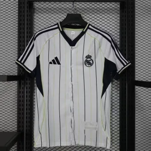 Real Madrid 2025/26 Baseball Edition Player Jersey - White