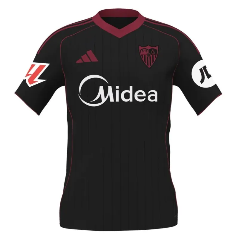 Sevilla 2025/26 Terza maglia per bambini - Nera