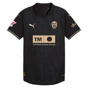 Valencia 2024/25 Away Kids' Jersey - Black
