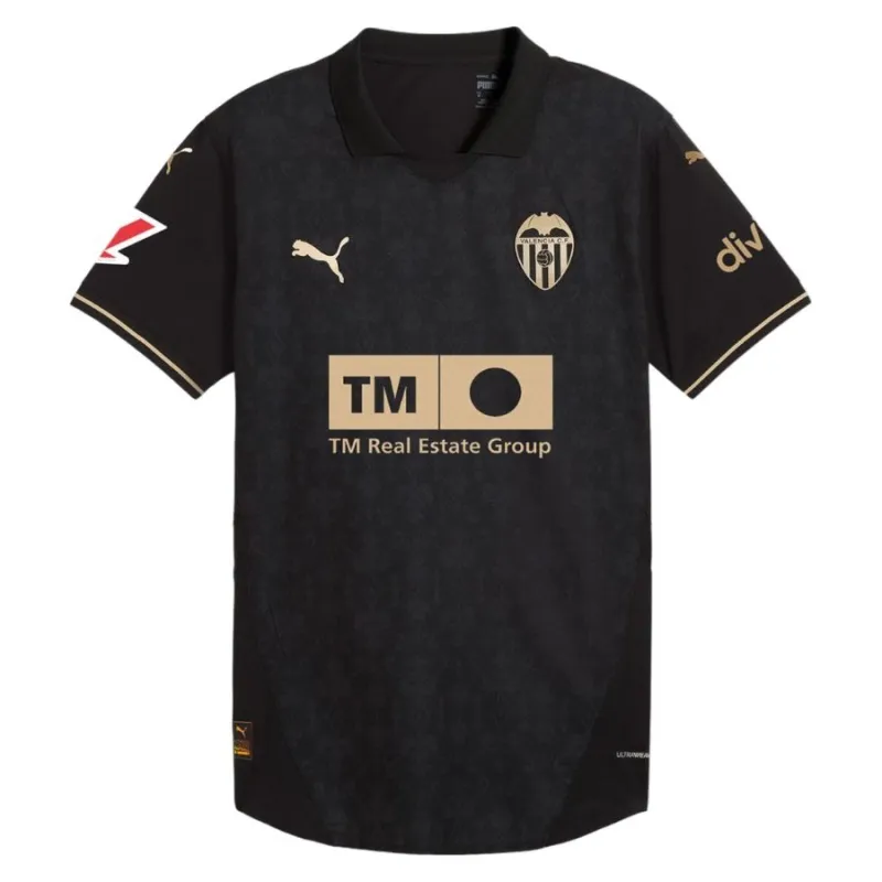 Valencia 2024/25 Auswärts - Kinder - Trikot - Schwarz