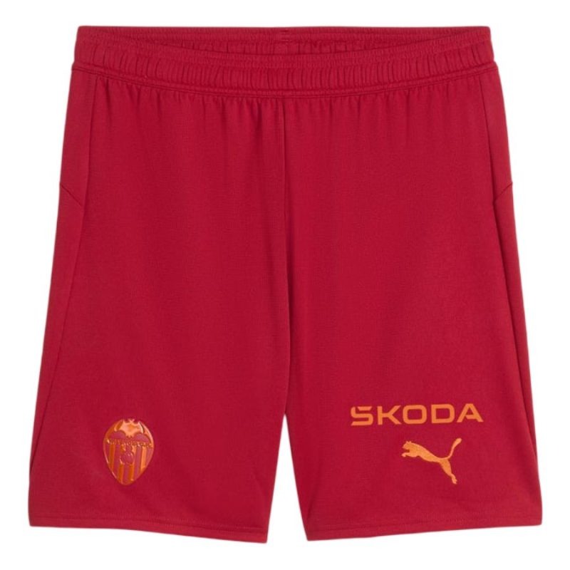 Valencia 2025/26 Away Shorts - Red