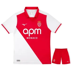 AS Monaco 2026/27 Home Kids Kit Jersey