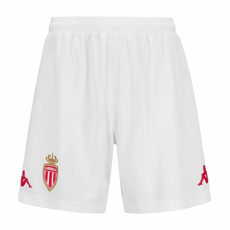 Maillot et shorts pour enfants de l'AS Monaco 2024/25 domicile - Blanc