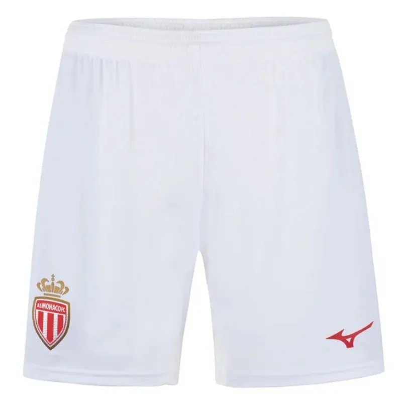 AS Monaco 2025/26 Kids' Home Jersey + Shorts - White/Red