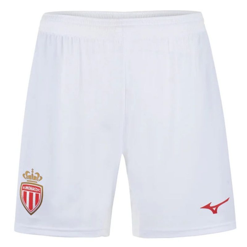 Maglia casa bambini + pantaloncini di Ansu Fati nell'AS Monaco 2025/26 - Bianco/Rosso