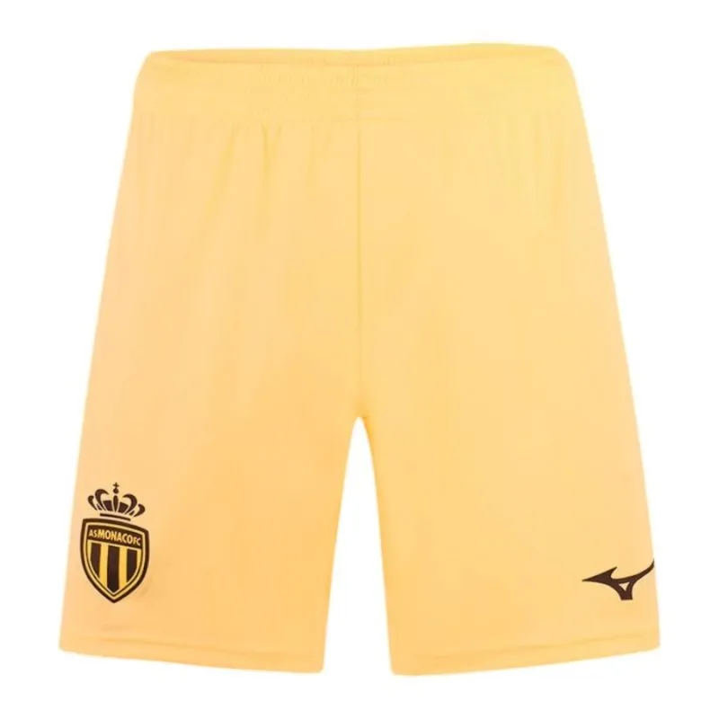 Monaco 2025/26 Terza Maglia Bambino + Pantaloncini - Gialla
