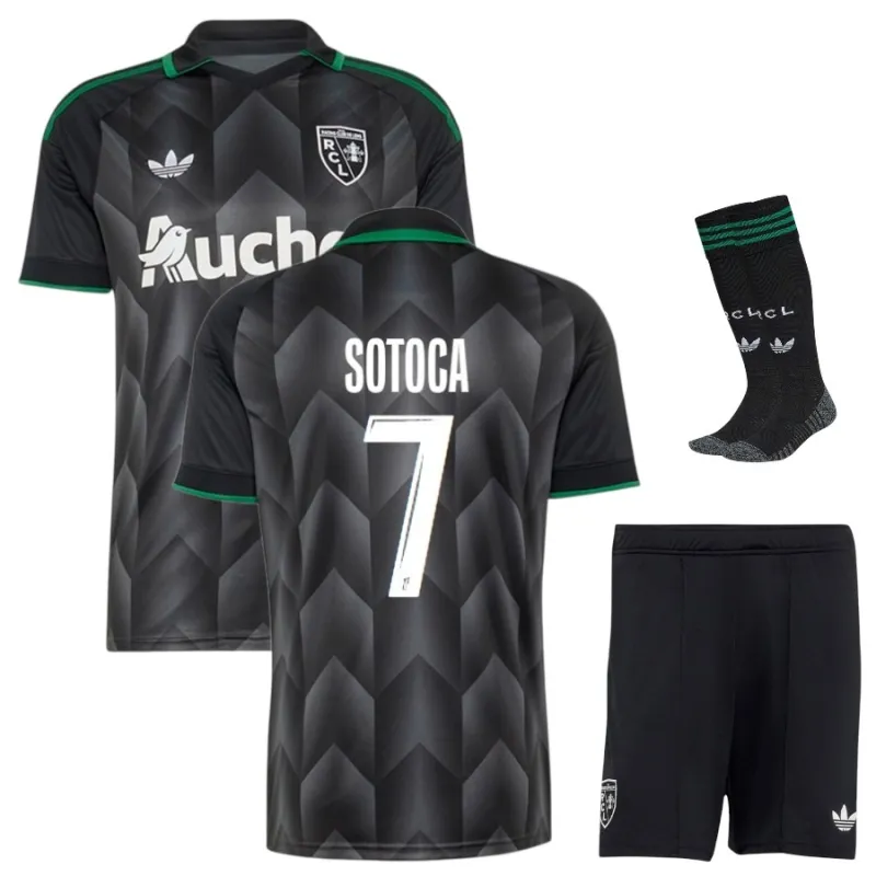 Camiseta Conjunto Infantil Visitante Lens 2026/27 SOTOCA