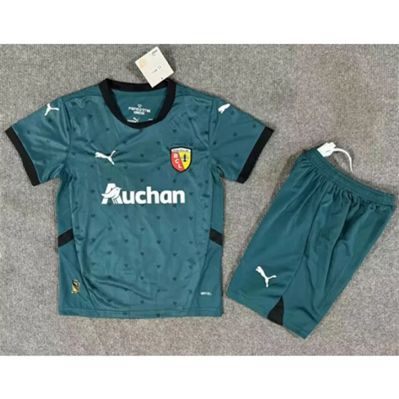 Lens Kids' Jersey + Shorts 2024/25 Away - Green