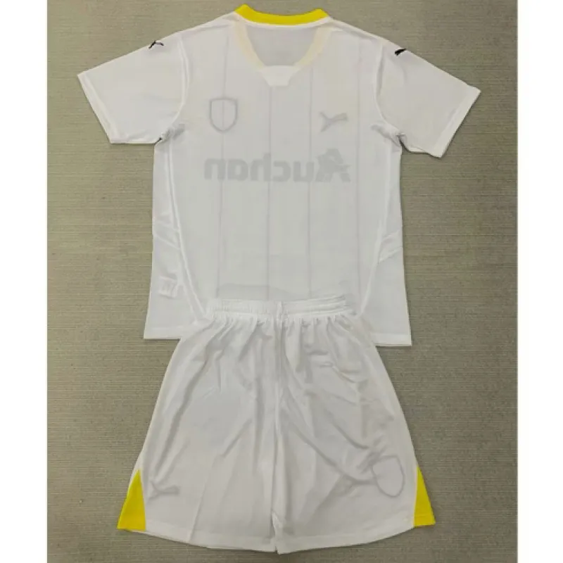 Lens Kids' Third Jersey and Shorts 2024/25 - White