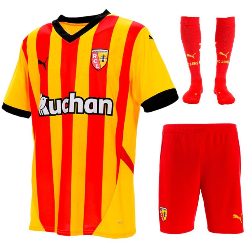 Lens 2024/25 Home Kids Jersey Set - Yellow