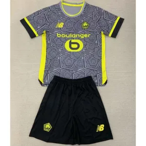 Lille Kids' Third Jersey and Shorts 2024/25 - Gray