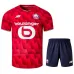 Lille 2025/26 Heim-Kinder-Trikot + Shorts - Rot