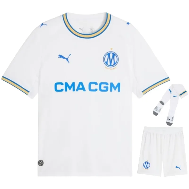 Maglia Marseille Kit Bambini Casa  2026/27
