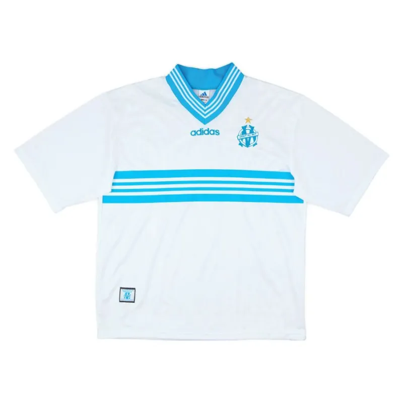 Marseille 1996/97 Retro Home Jersey - White