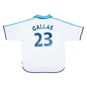 Marsiglia GALLAS 1998/99 Maglia casalinga retrò - Bianca