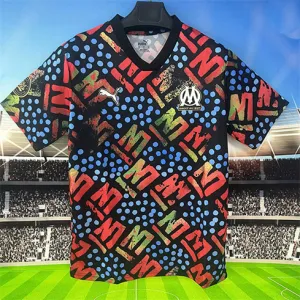 Kit di allenamento di Olympique de Marseille 2024/25 - Blu/Rosso