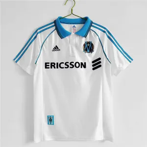 Maglia retro di Marsiglia 1998/99 Casa - Bianca