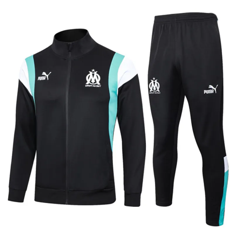 Chaqueta deportiva de Marsella 2024/25 - Negro
