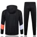 Windproof hooded tracksuit of Olympique de Marseille 2024/25 - Black