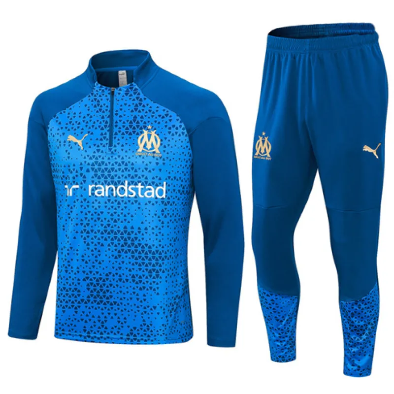 Olympique de Marseille children's tracksuit for 2024/25 - Blue