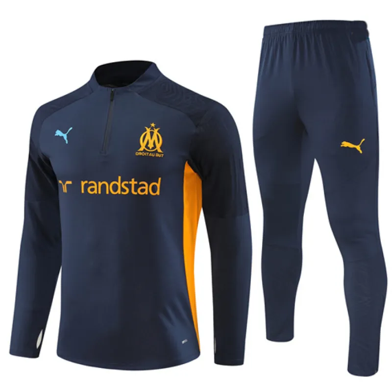 Olympique de Marseille children's tracksuit for 2024/25 - Blue