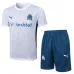 Olympique de Marseille training jersey + shorts for 2024/25 - White