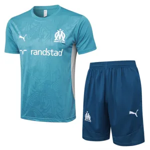 Maglia di allenamento + pantaloncini di Olympique de Marseille per 2024/25 - Blu