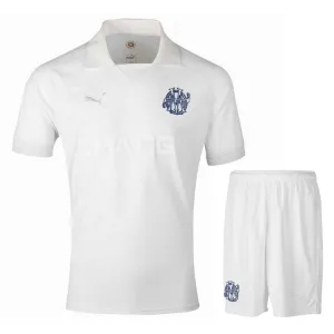 Set di maglia e short per bambini di Marsiglia 2024/25 edizione commemorativa del 125° anniversario - Bianco