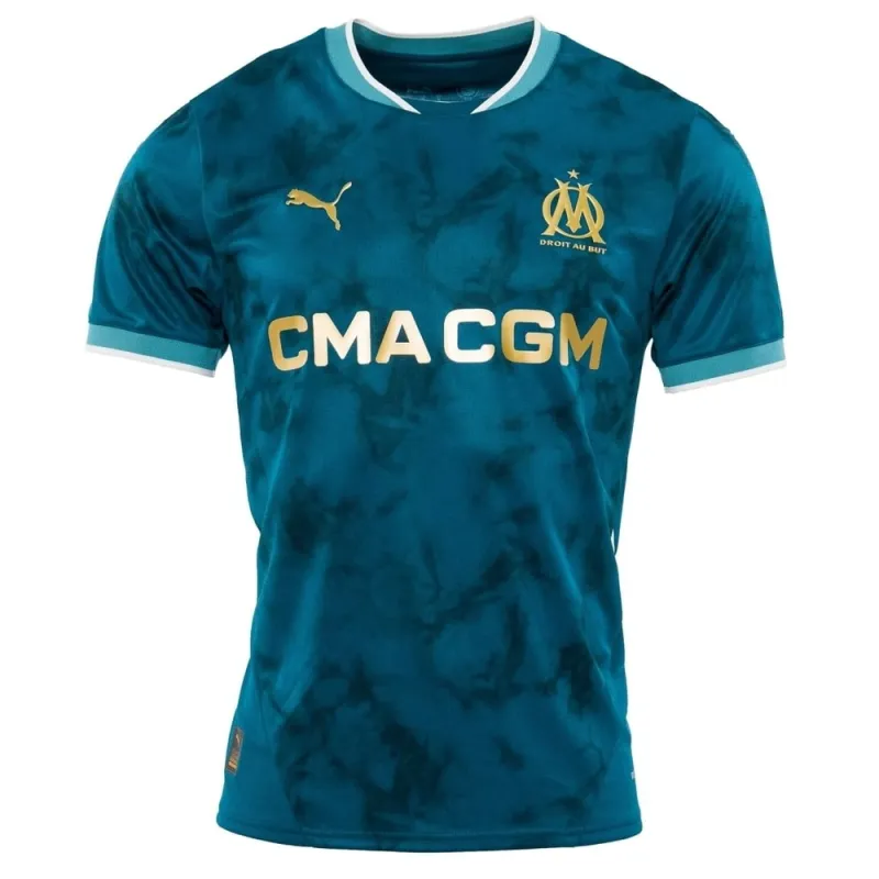 Marseille Womens' 2024/25 Away Jersey - Blue