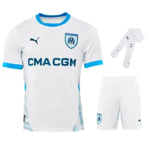 Kinder - Heimspiel - Trikot - Set von Marseille 2024/25 - Weiß