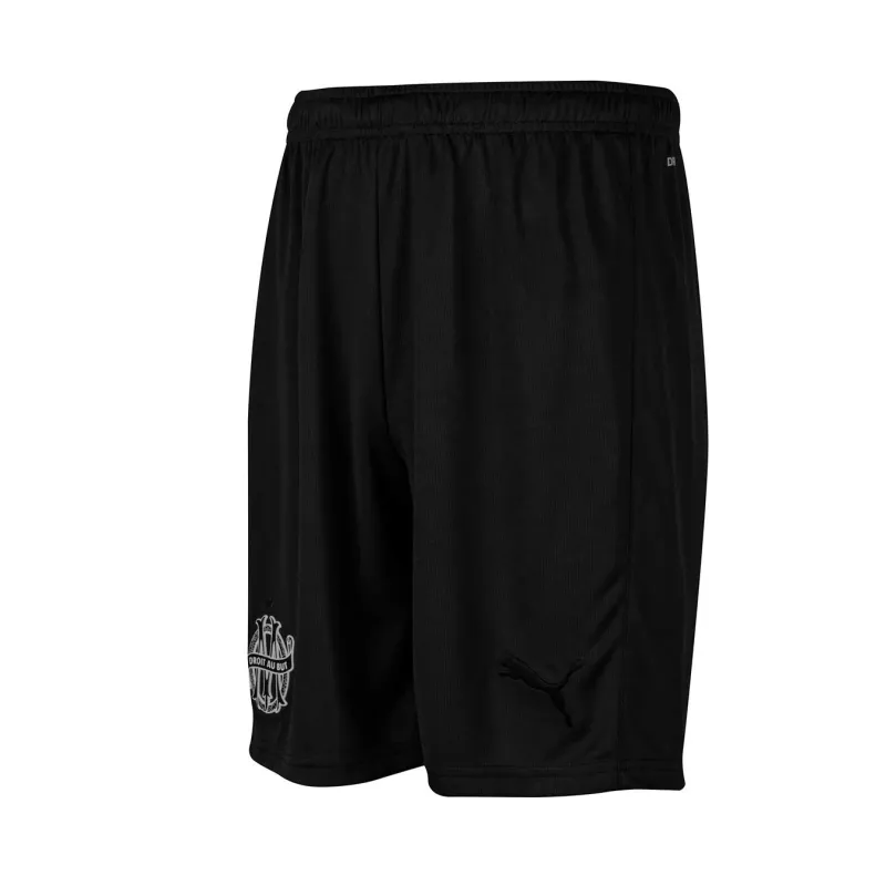 Set de camiseta y pantalones cortos para niños de Marsella 2024/25 edición conmemorativa del 125 aniversario - Negro