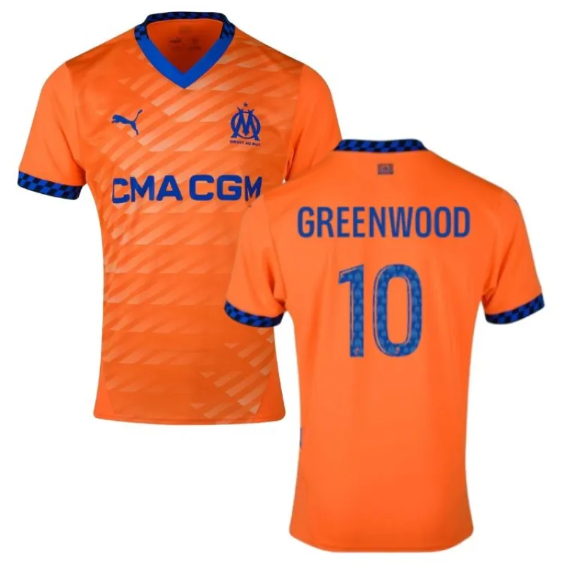 Greenwood Marseille 2024/25 Third Jersey - Orange