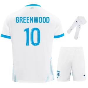 Heimspiel - Kinder - Trikot - Set von GREENWOOD Marseille 2024/25 - Weiß
