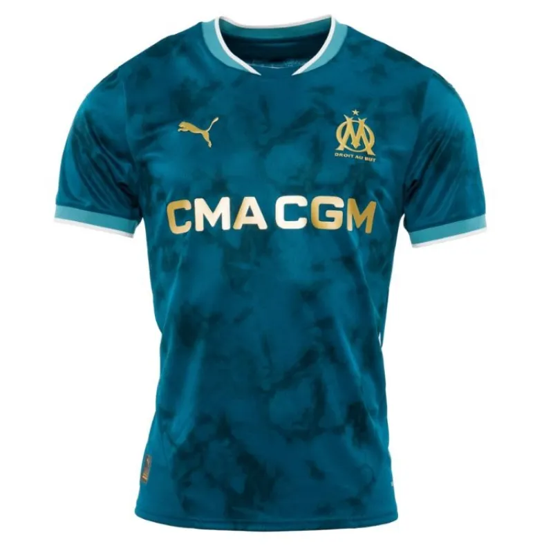 CLAUSS Marseille 2024/25 Away Kids Jersey Set - Blue