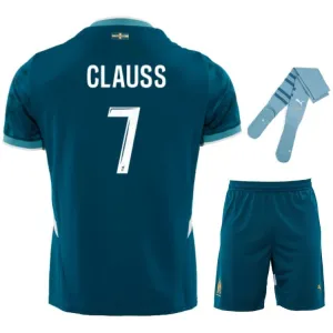 Auswärtstrikot - Kinder - Set von CLAUSS Marseille 2024/25 - Blau
