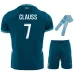 CLAUSS Marseille 2024/25 Away Kids Jersey Set - Blue