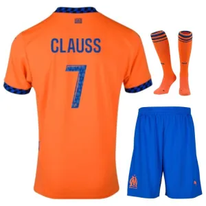 Dritte Kinder - Trikot - Set von CLAUSS Marseille 2024/25 - Orange