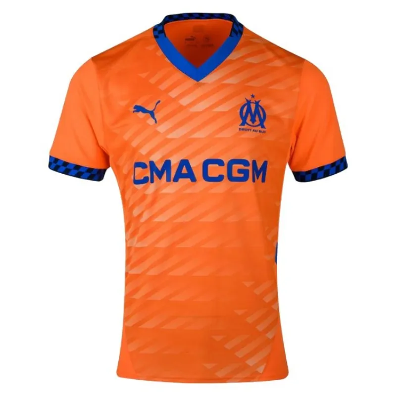 GREENWOOD Marseille 2024/25 Third Kids Jersey Set - Orange