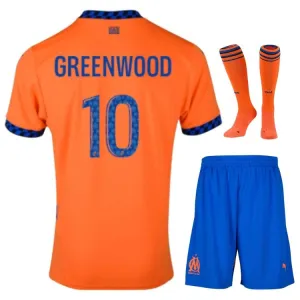 Dritte Kinder - Trikot - Set von GREENWOOD Marseille 2024/25 - Orange