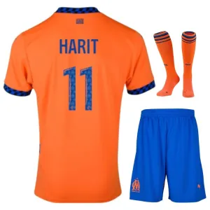 Dritte Kinder - Trikot - Set von HARIT Marseille 2024/25 - Orange