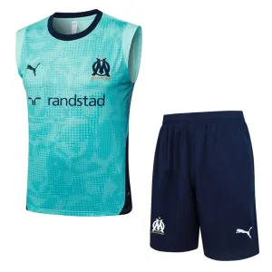 Marseille 2025/26 Set di pantaloncini e canotta - Blu