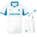 Olympique de Marseille 2025/26 Kids' Home Kit - White