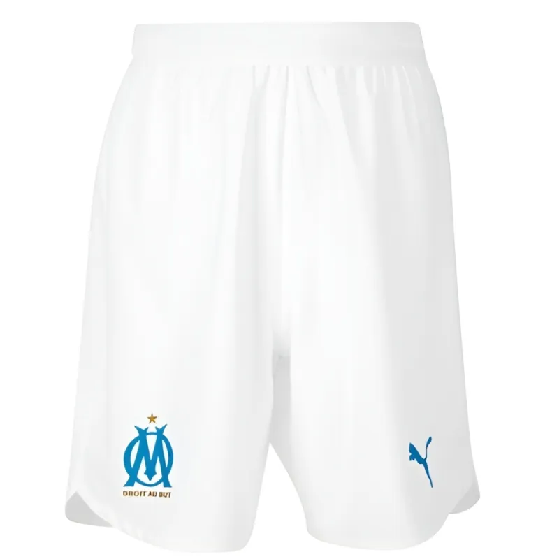 Olympique de Marseille 2025/26 Kids' Home Kit - White