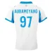 Marsella AUBAMEYANG Conjunto de camiseta de local para niños 2025/26 - Blanca
