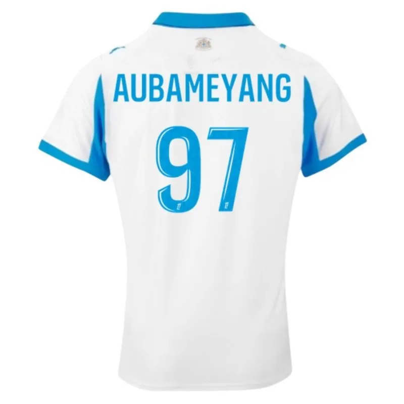 Marsella AUBAMEYANG Conjunto de camiseta de local para niños 2025/26 - Blanca